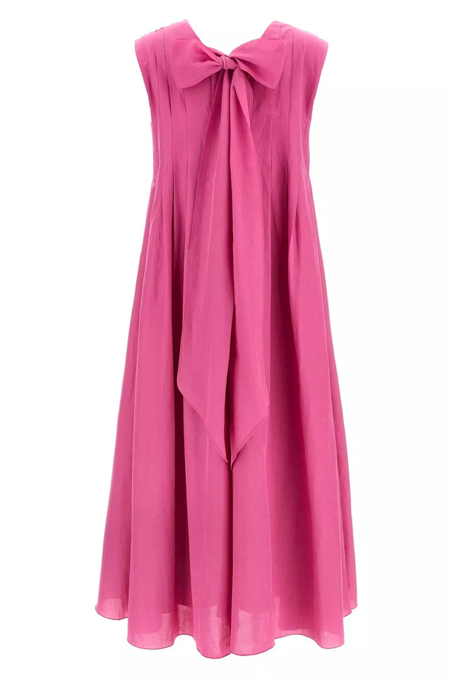 Cotton and ramie Piega dress