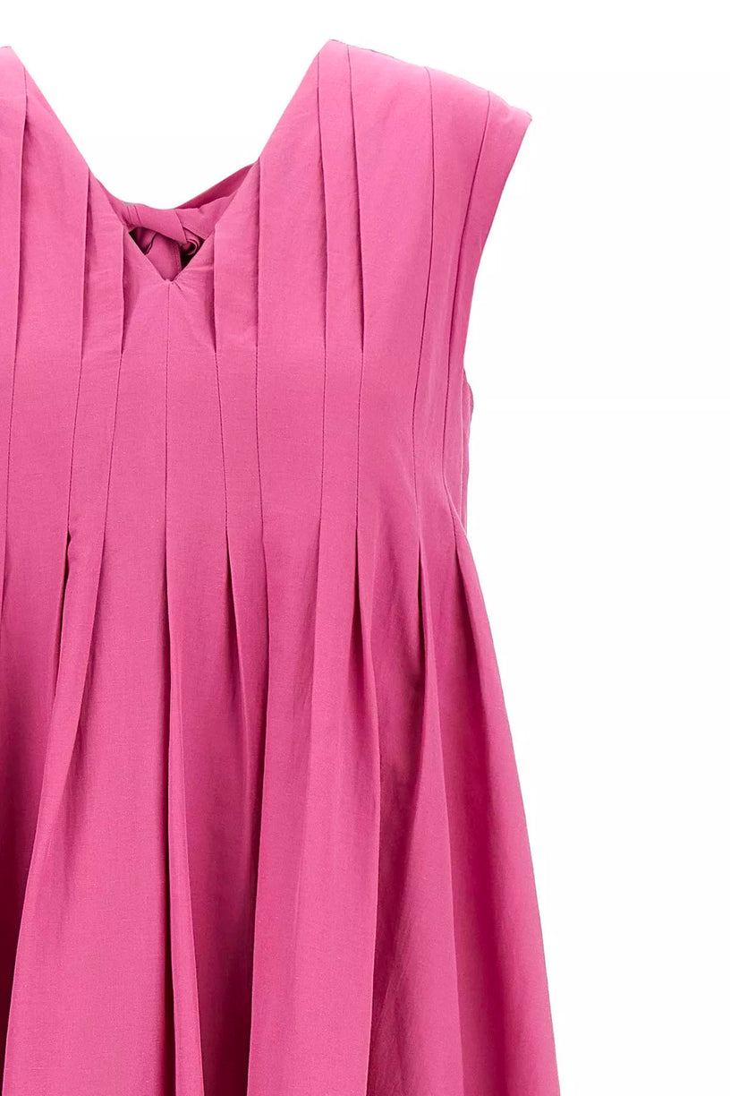 Cotton and ramie Piega dress