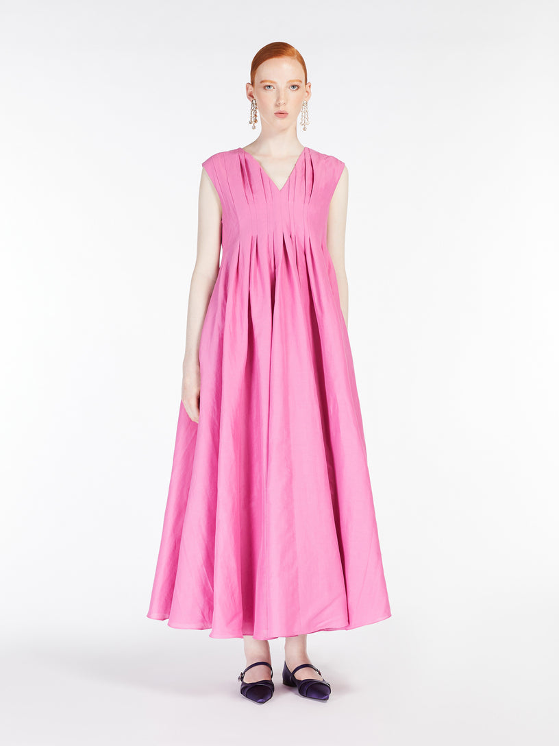 Fulvia dress in printed twill