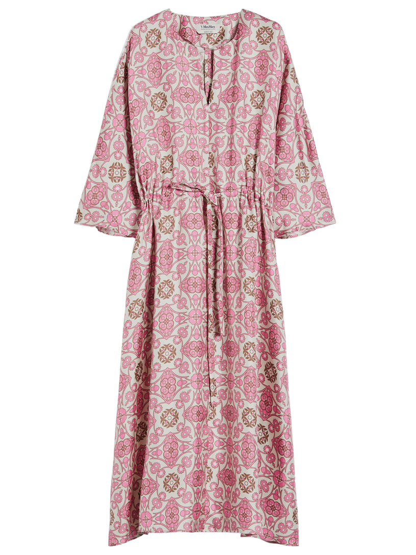 Fulvia printed twill dress