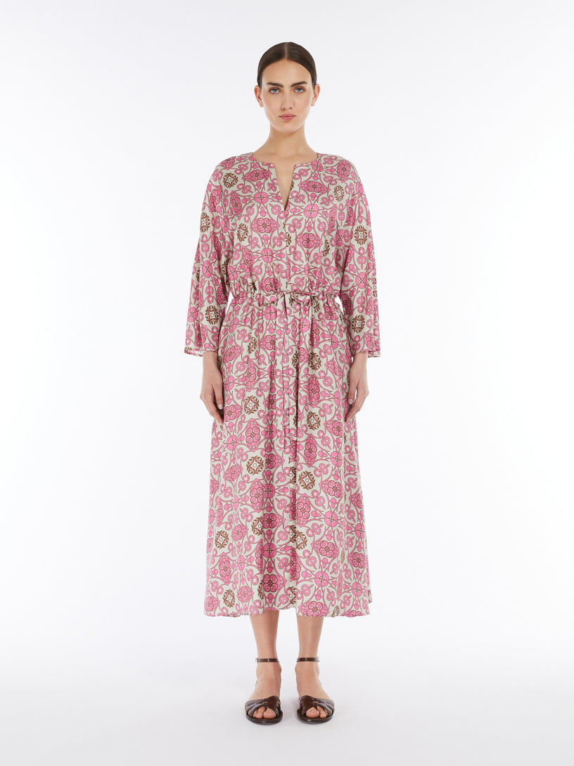 Fulvia printed twill dress