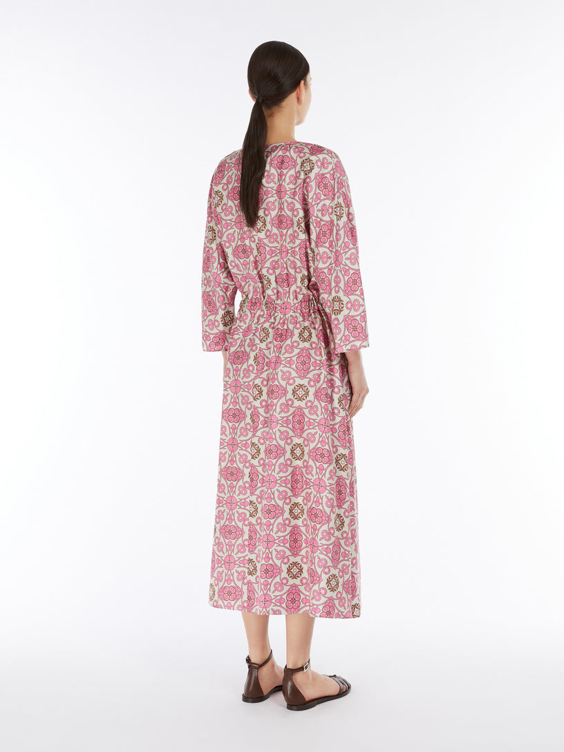 Fulvia printed twill dress
