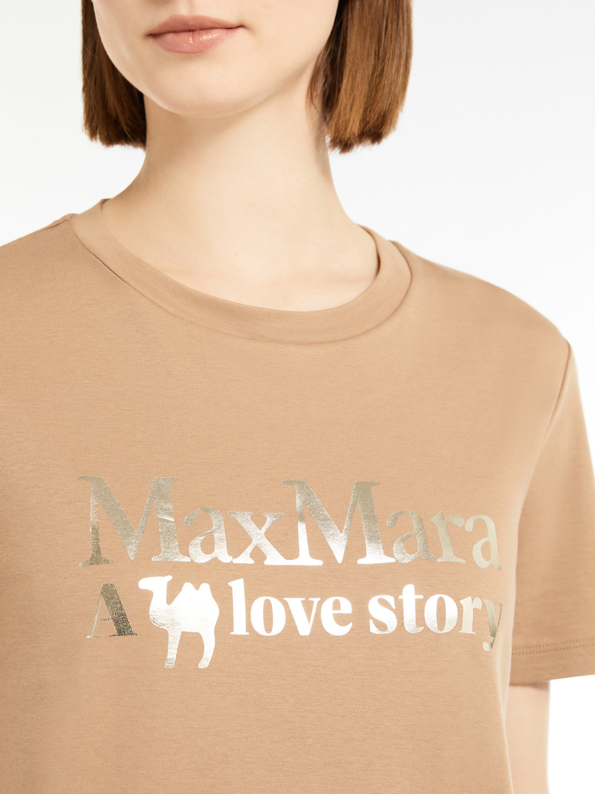 Tシャツ・カットソー Max Mara SS25 Shirts (2511191039600 AFFARI004) Quieto T-shirt S Max Mara Marrone | Grifo210