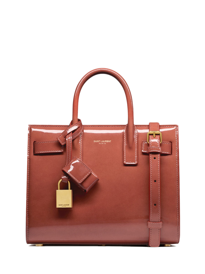 Sac de jour in patent leather - nano