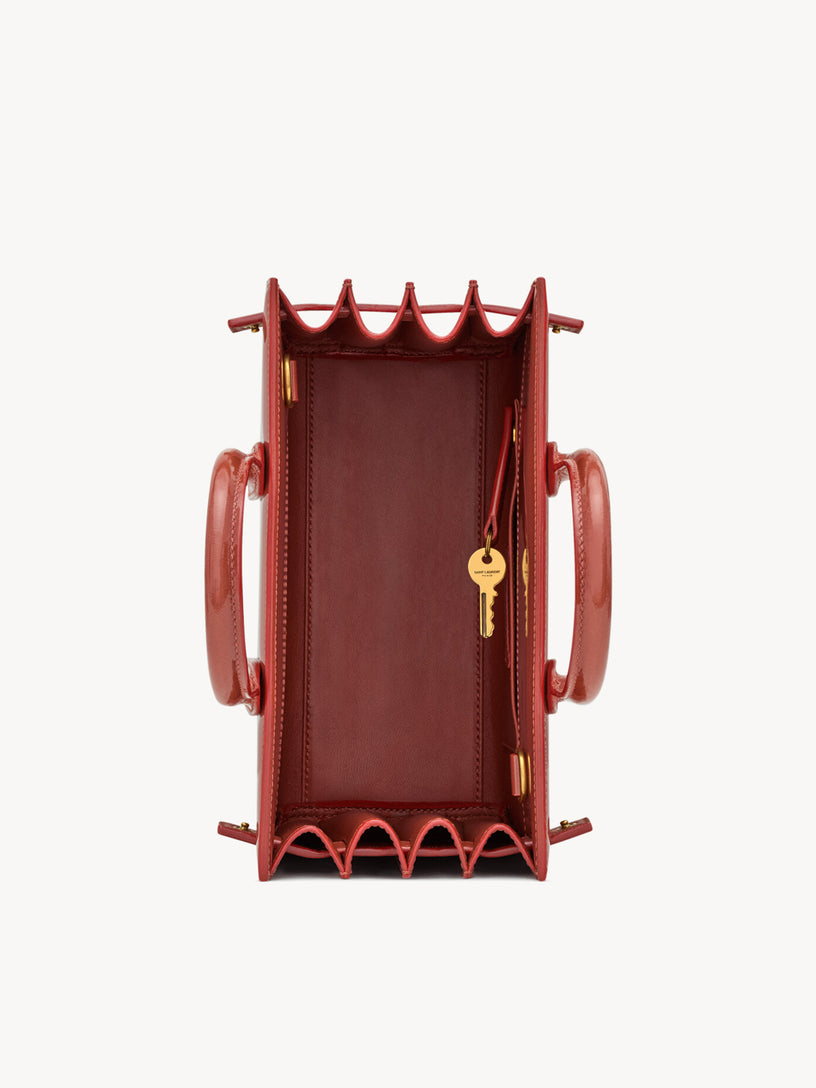 Sac de jour in patent leather - nano