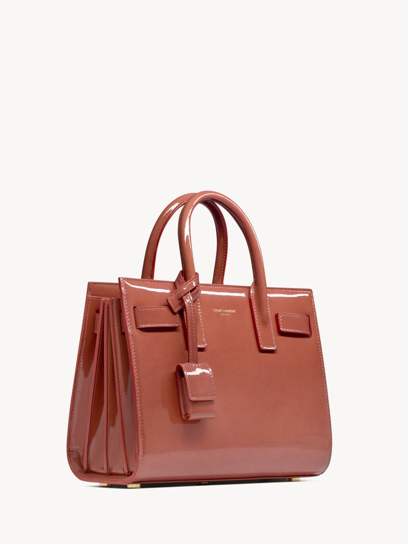 Sac de jour in patent leather - nano
