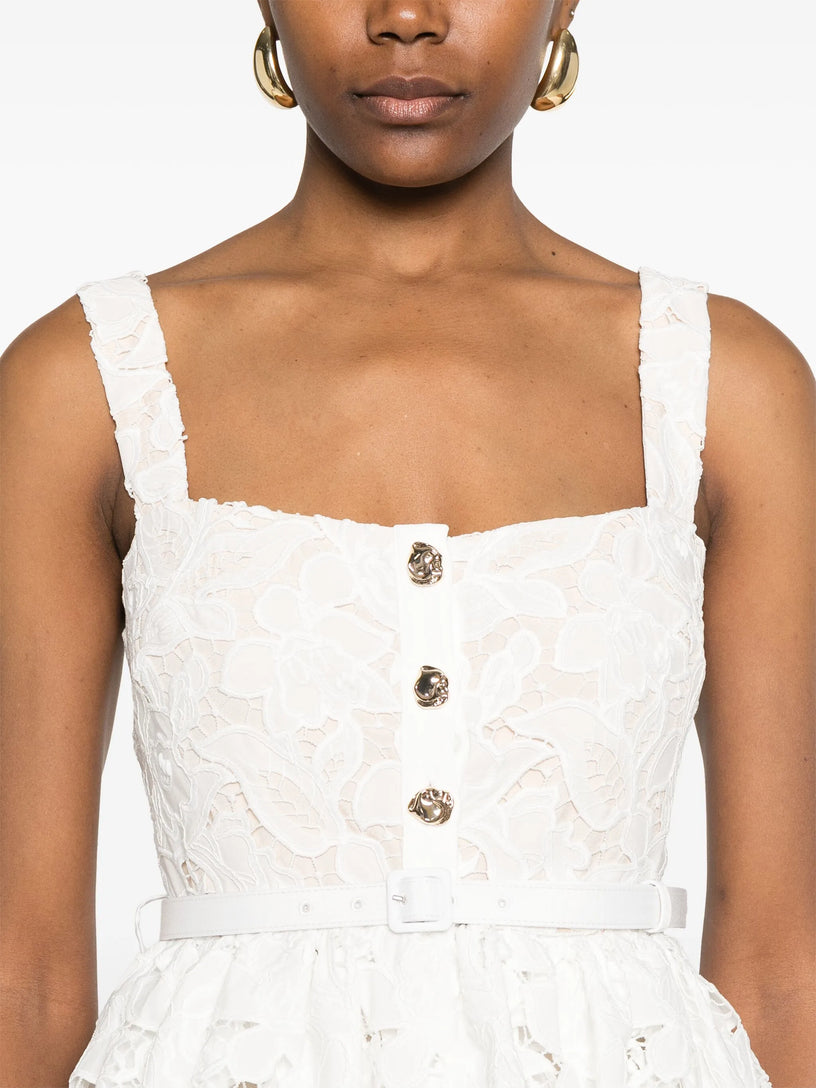 Lace mini dress