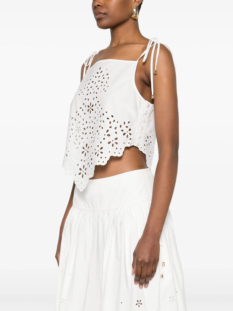 Embroidered top