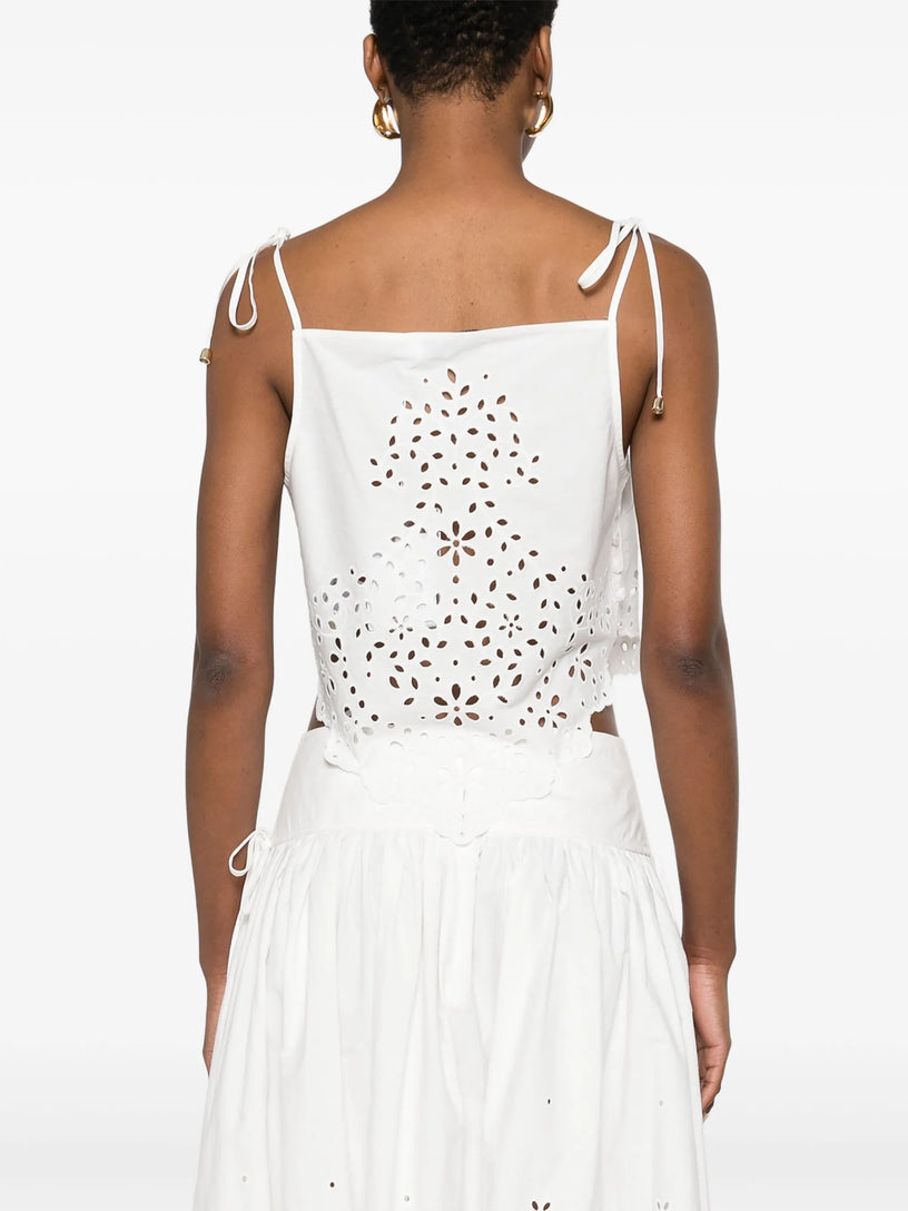 Embroidered top