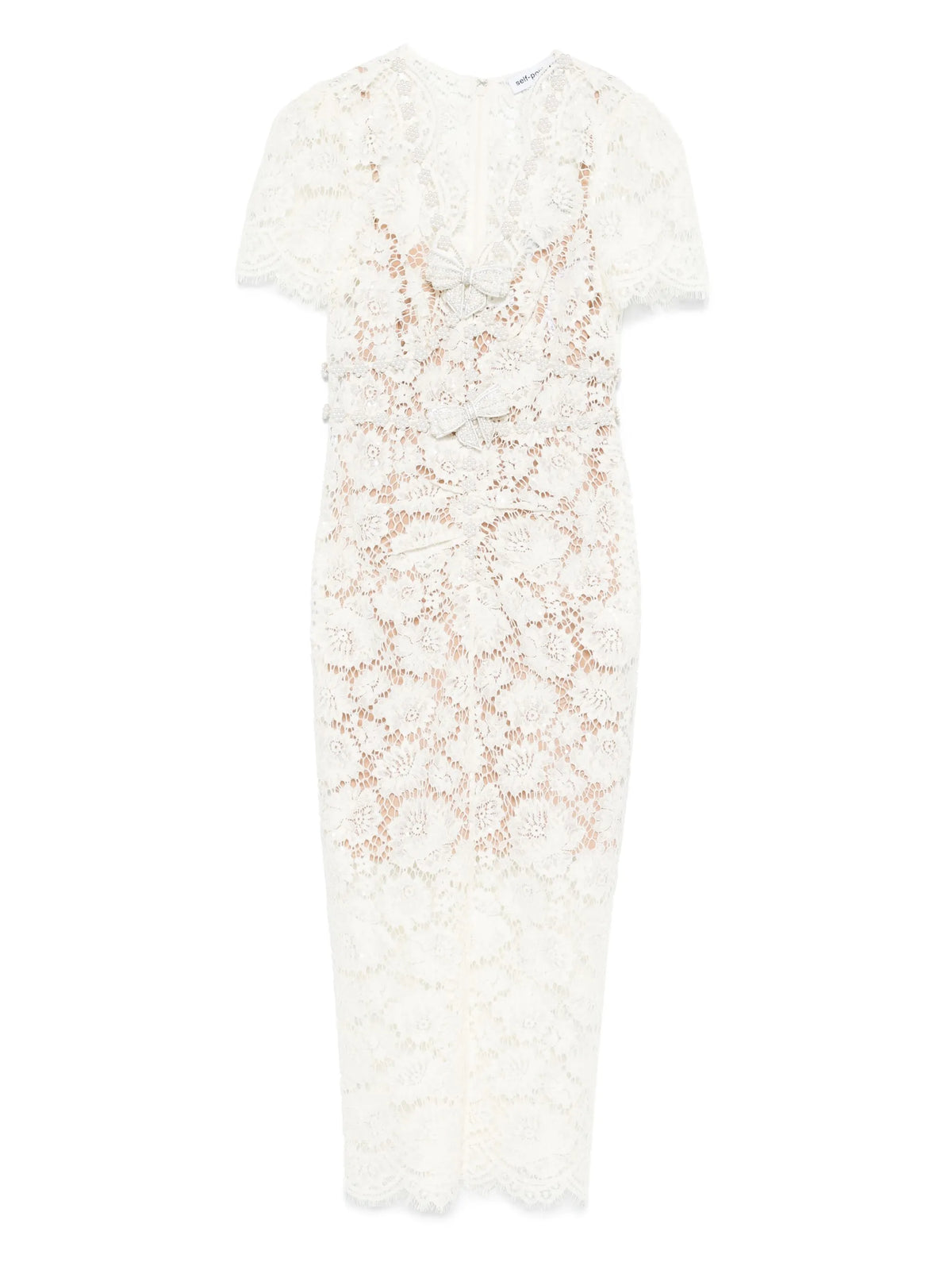 Lace midi dress