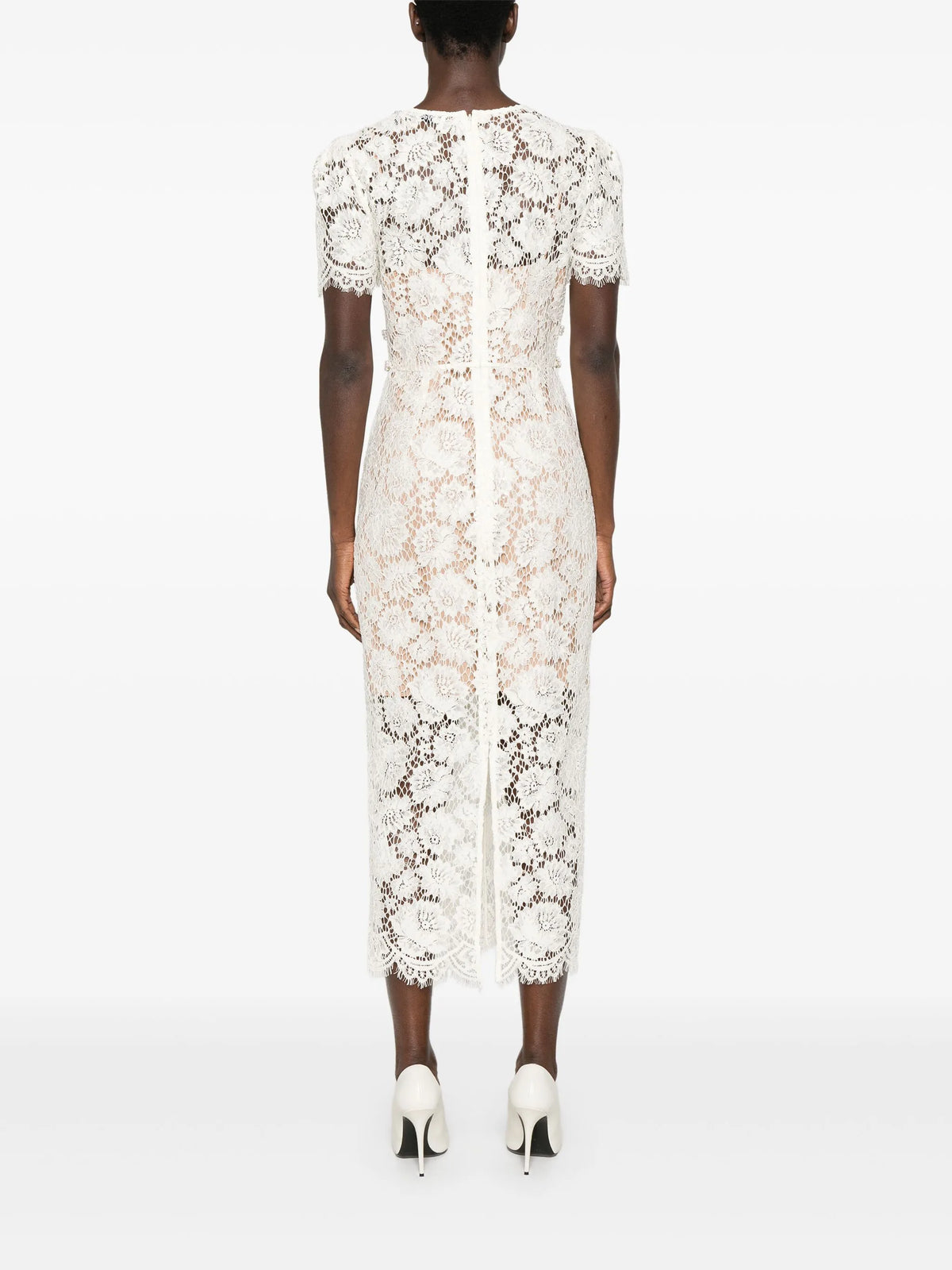 Lace midi dress