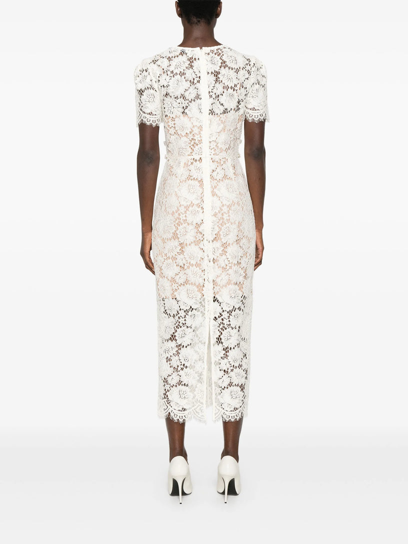 Lace midi dress