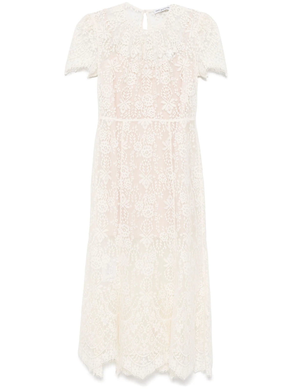 Lace midi dress