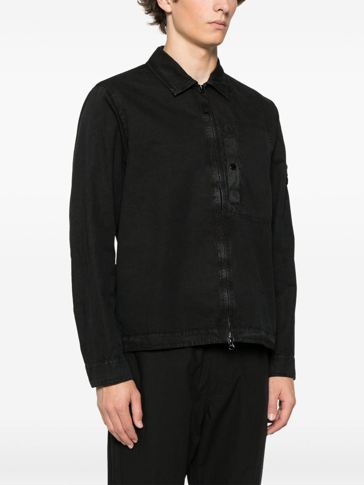 Overshirt with zip closure