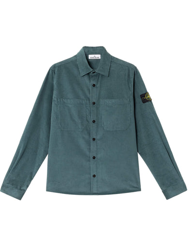 Overshirt with snap fastening
