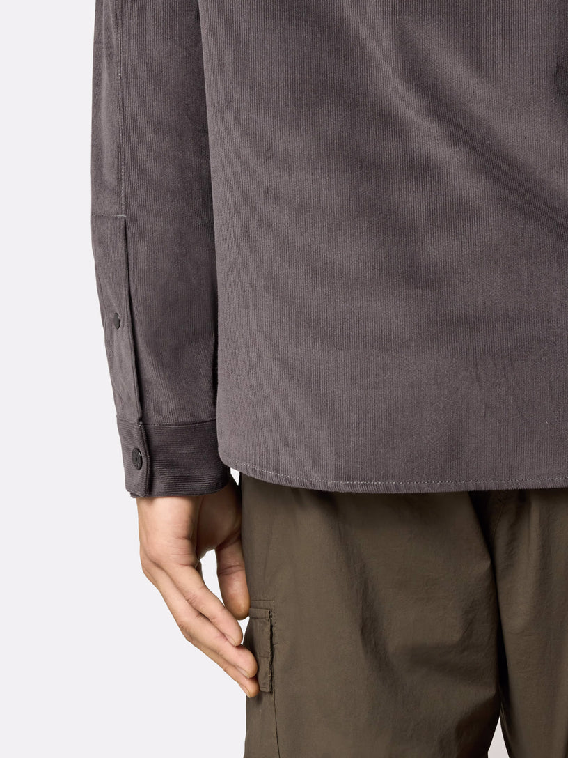 Overshirt with snap fastening