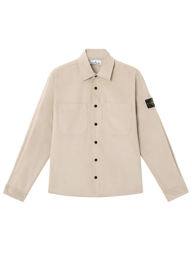 Overshirt with snap fastening
