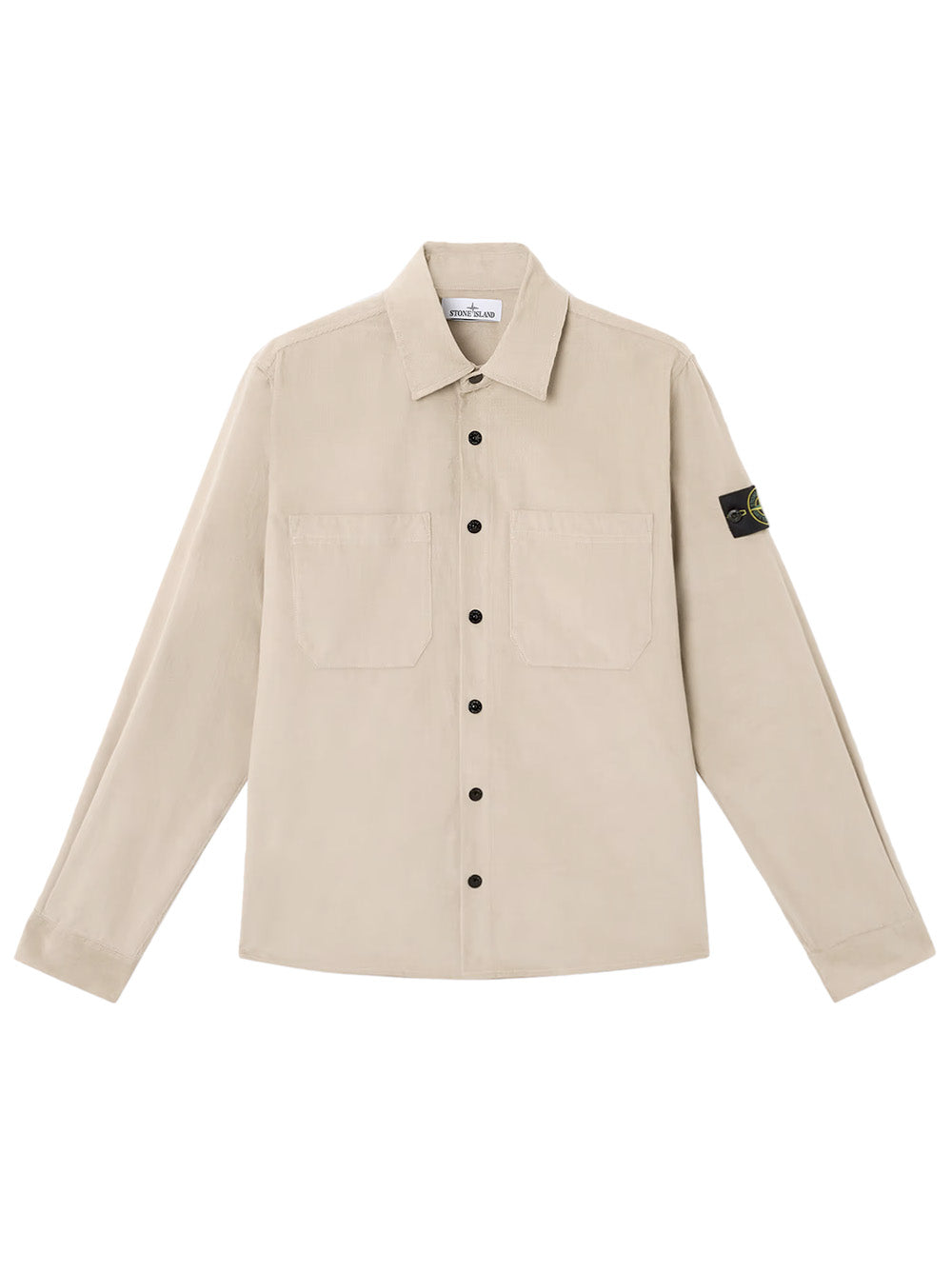 Overshirt with snap fastening
