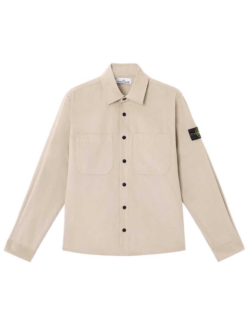 Overshirt with snap fastening