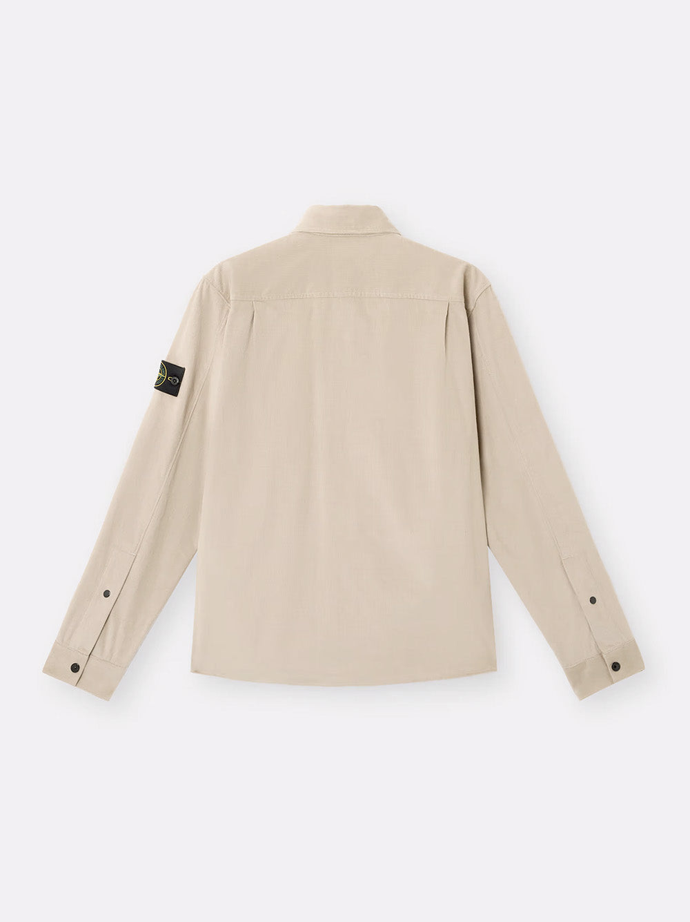 Overshirt with snap fastening