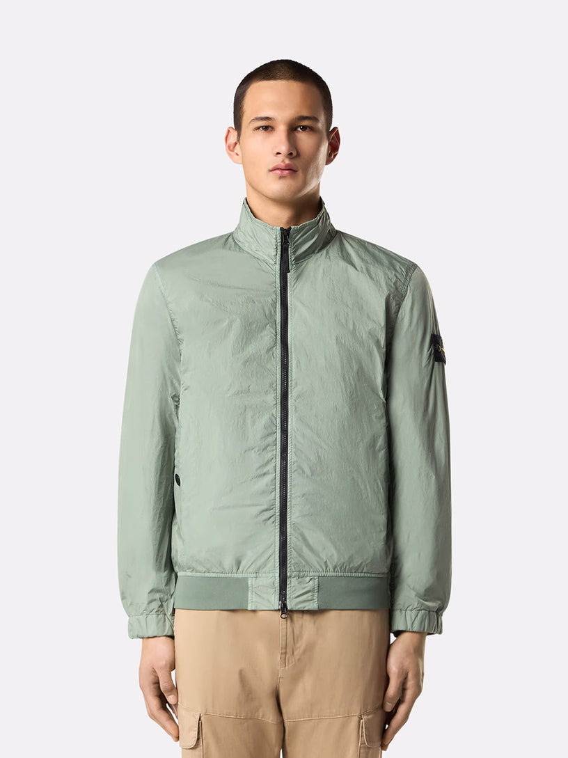 Bomber Jacket Stone Island Crinkle Reps Green S/S 17 Stone Island