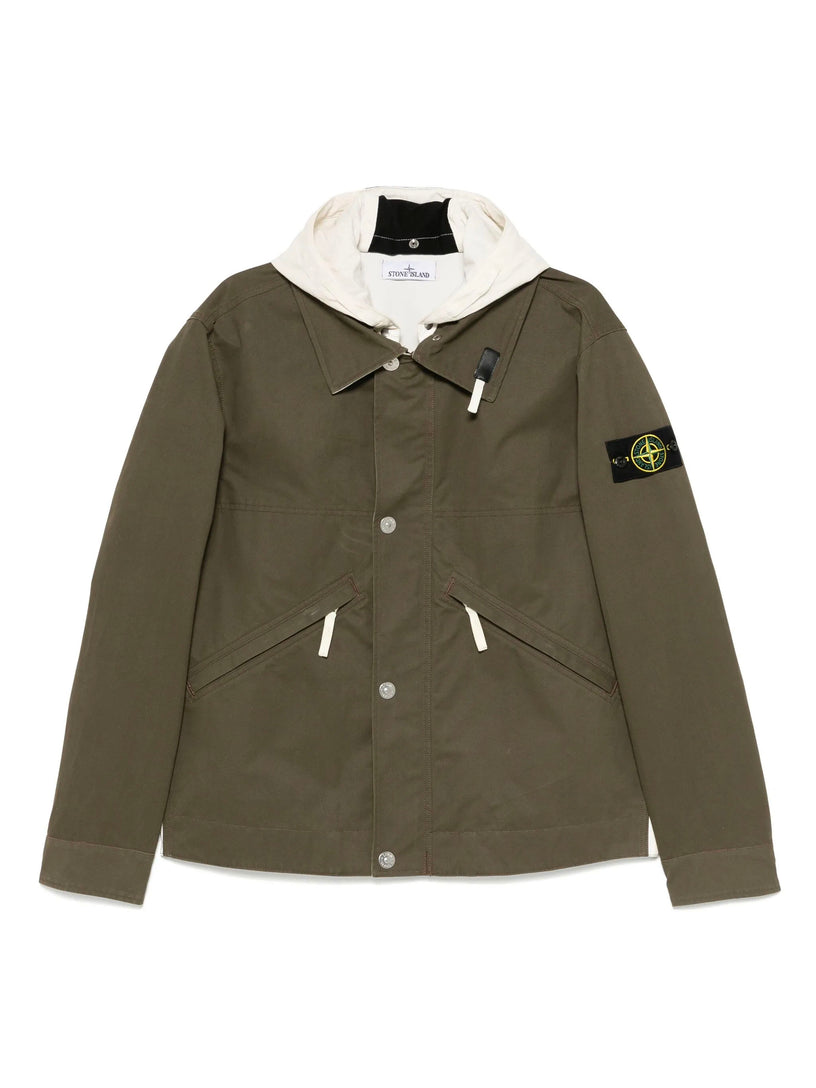 Resin coated canvas jacket