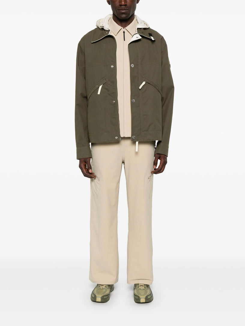 Resin coated canvas jacket