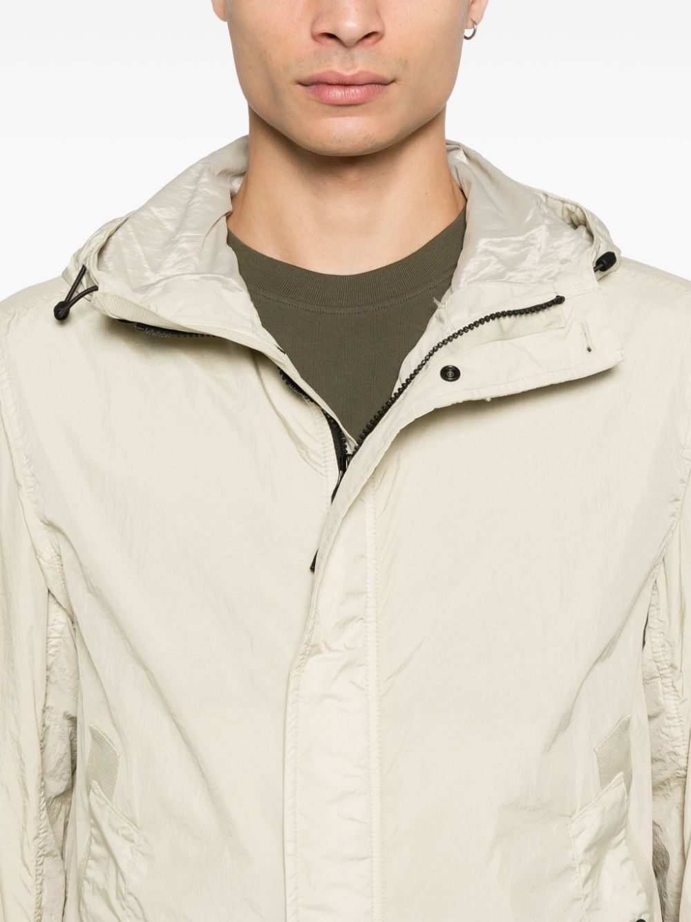 Garment dyed crinkle reps ny jackets