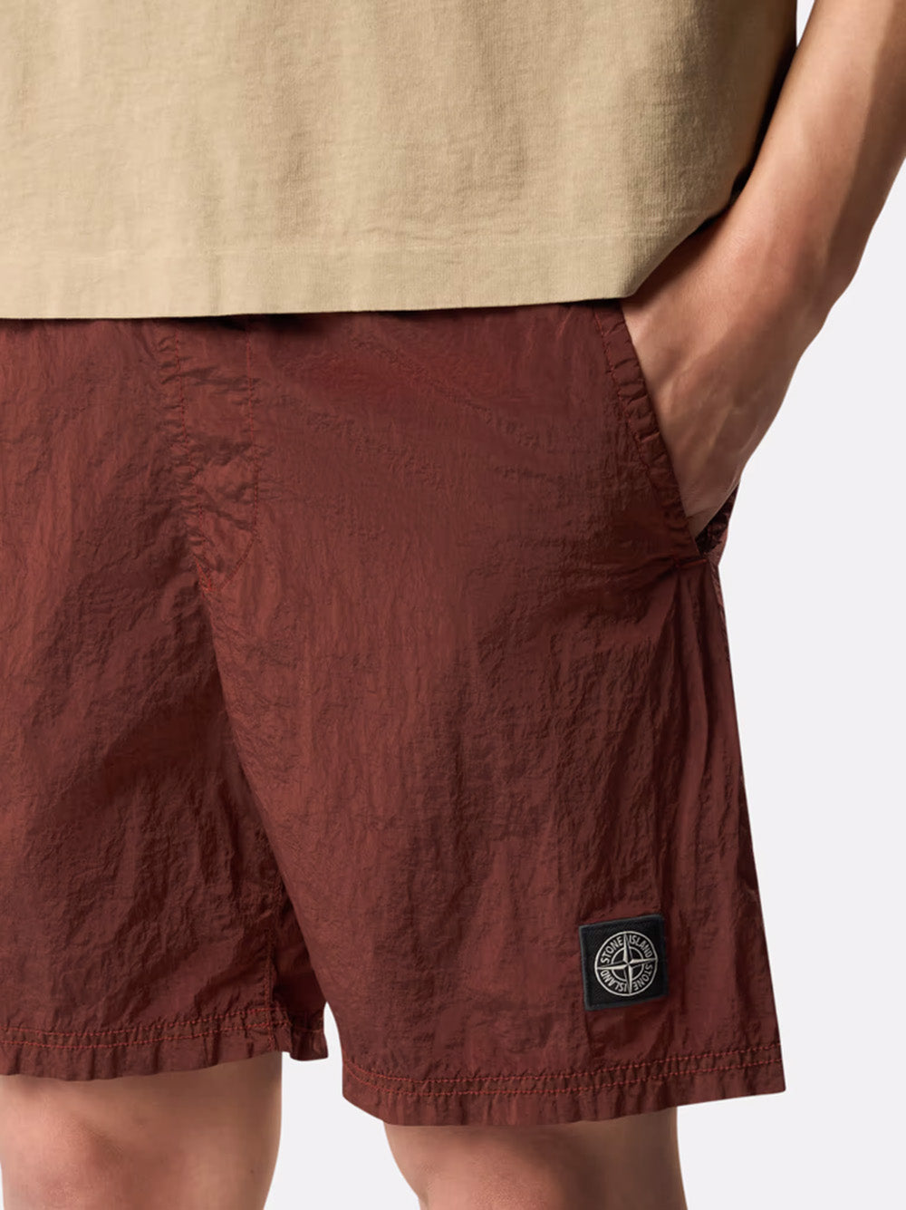 Nylon Metal in Econyl® Swim Shorts