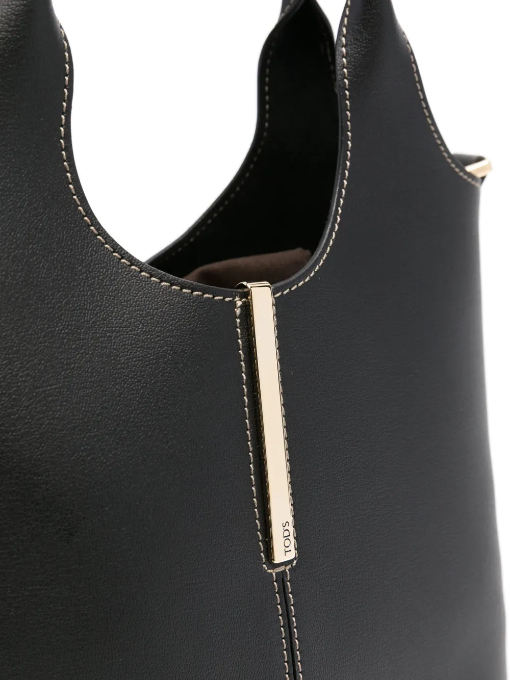 Tote Shopping Bag in Leather Mini