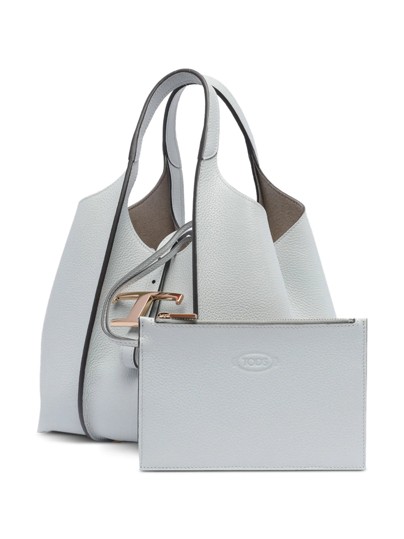 T Timeless Shopping Bag in Leather Mini