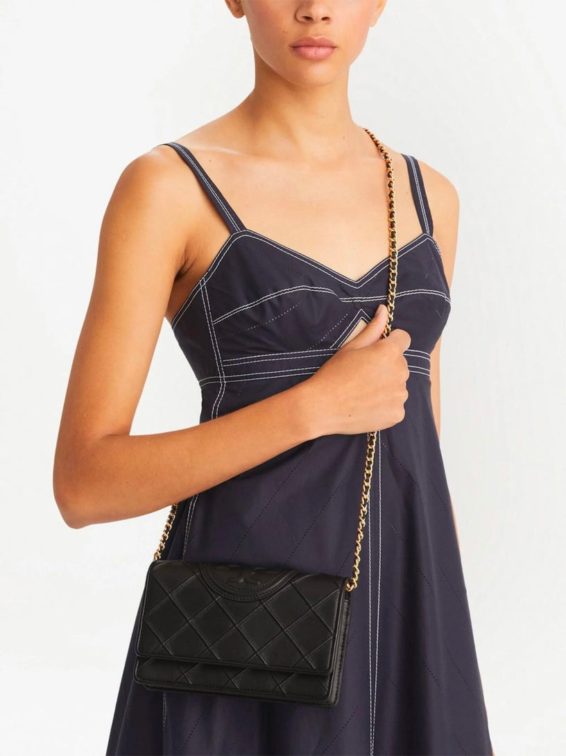 Fleming soft wallet with chain