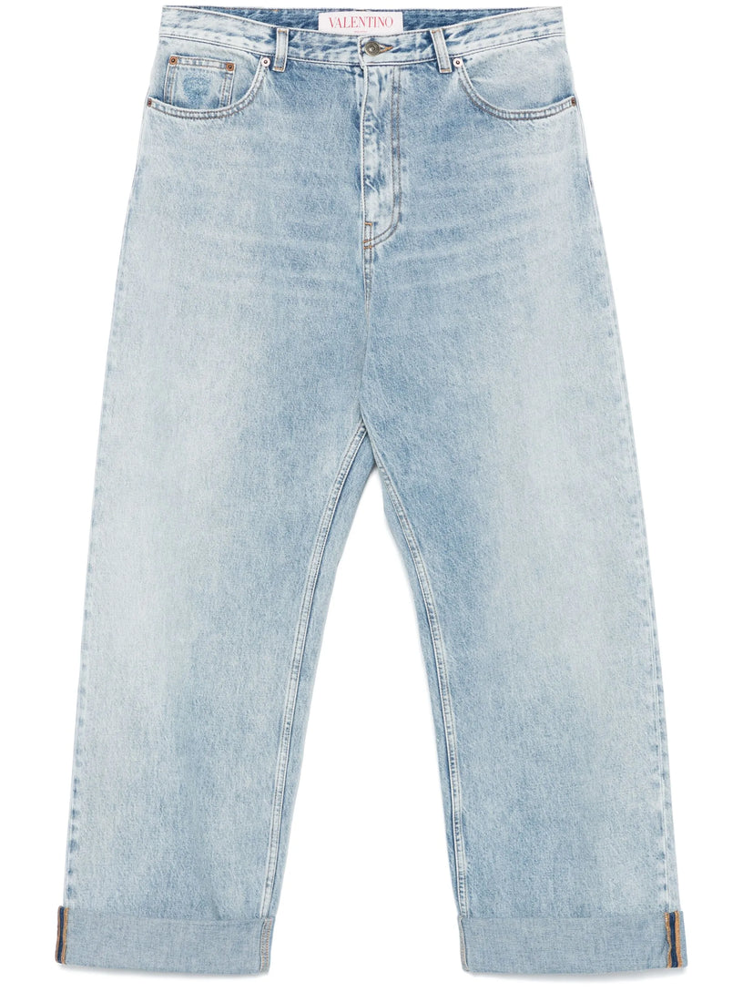 Wide leg jeans