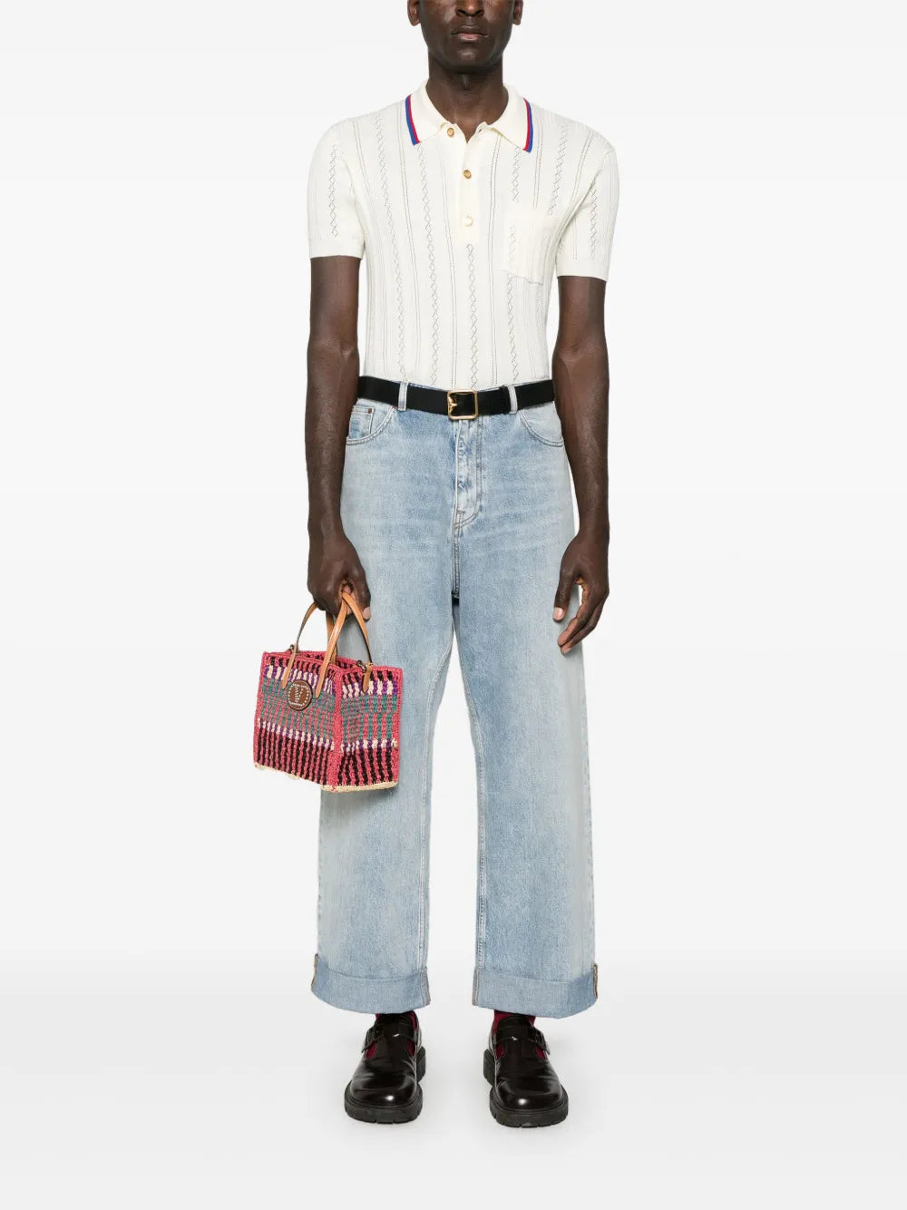 Wide leg jeans
