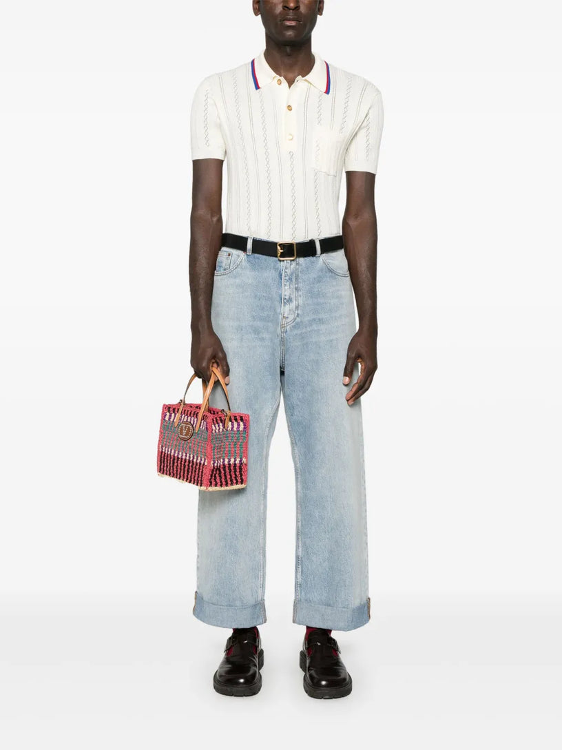 Wide leg jeans