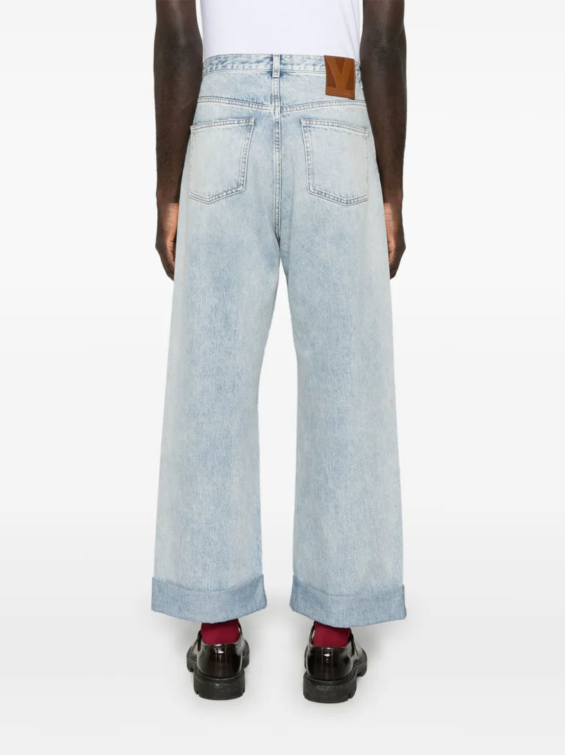 Wide leg jeans