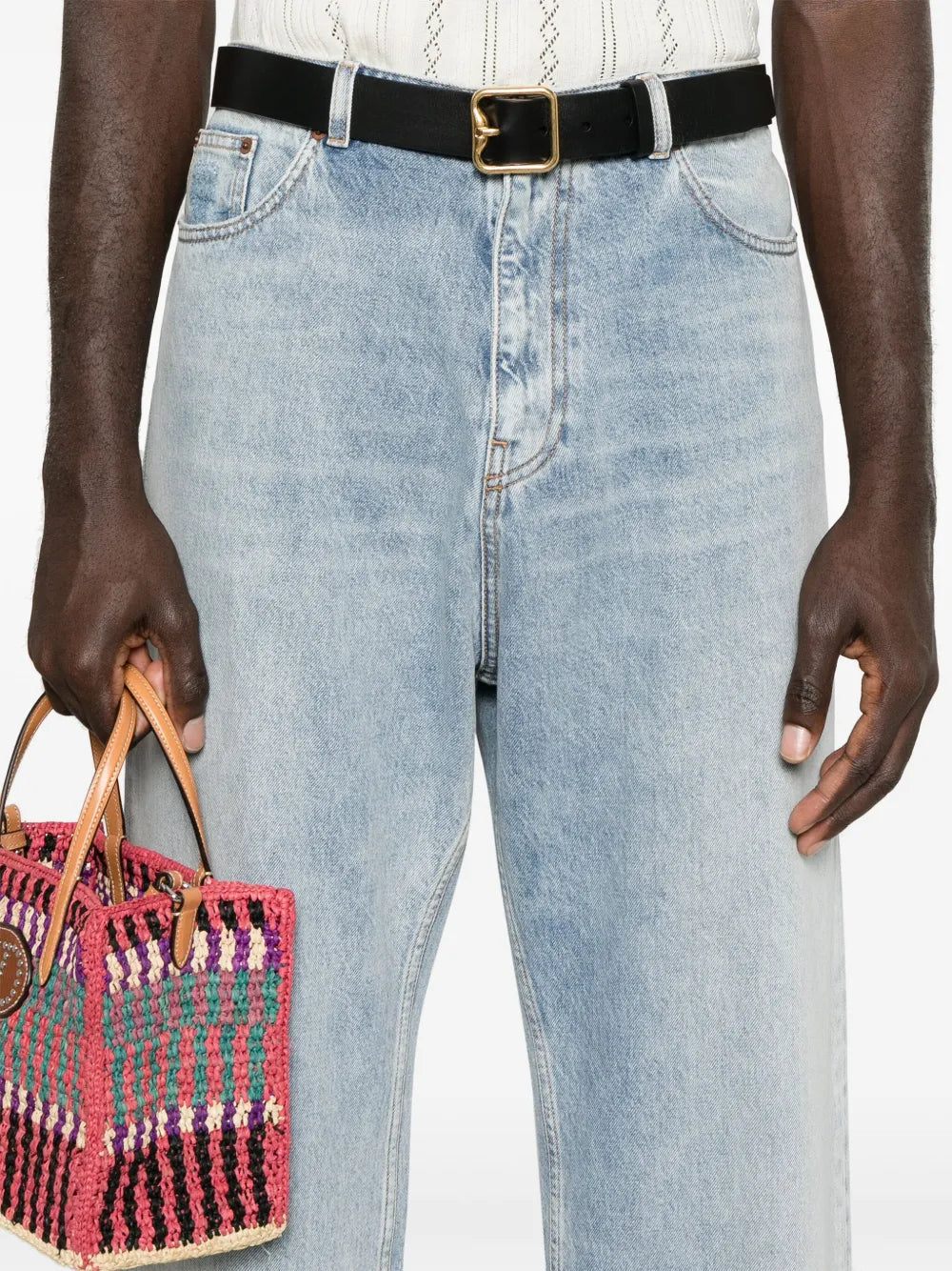 Wide leg jeans