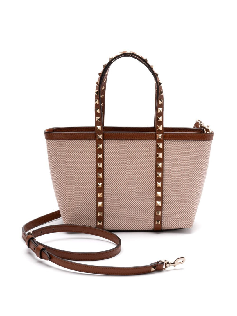 Rockstud small shopping bag
