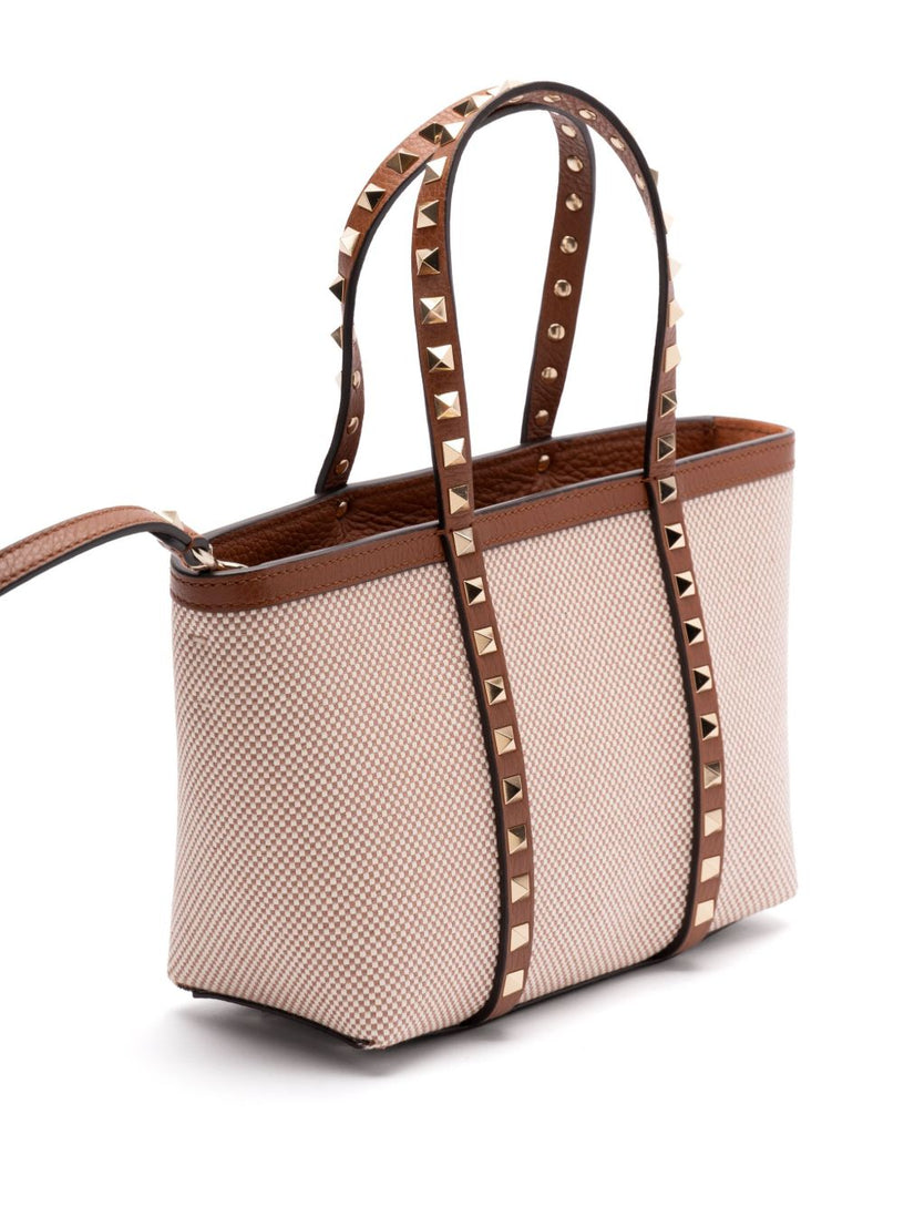 Rockstud small shopping bag