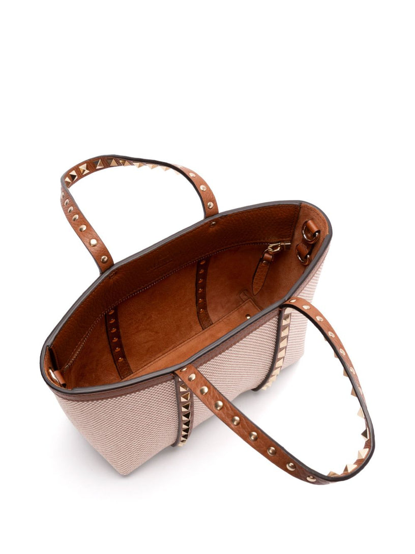 Rockstud small shopping bag