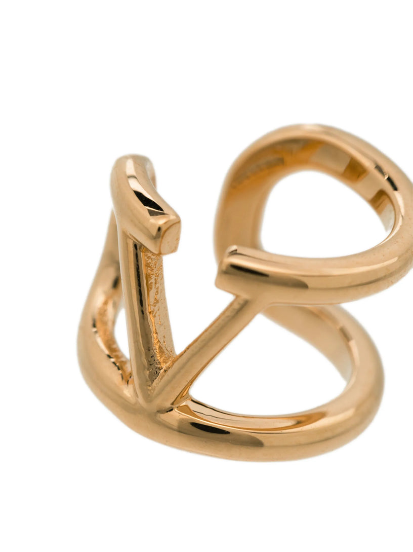 Mono Earcuff Vlogo signature in metal