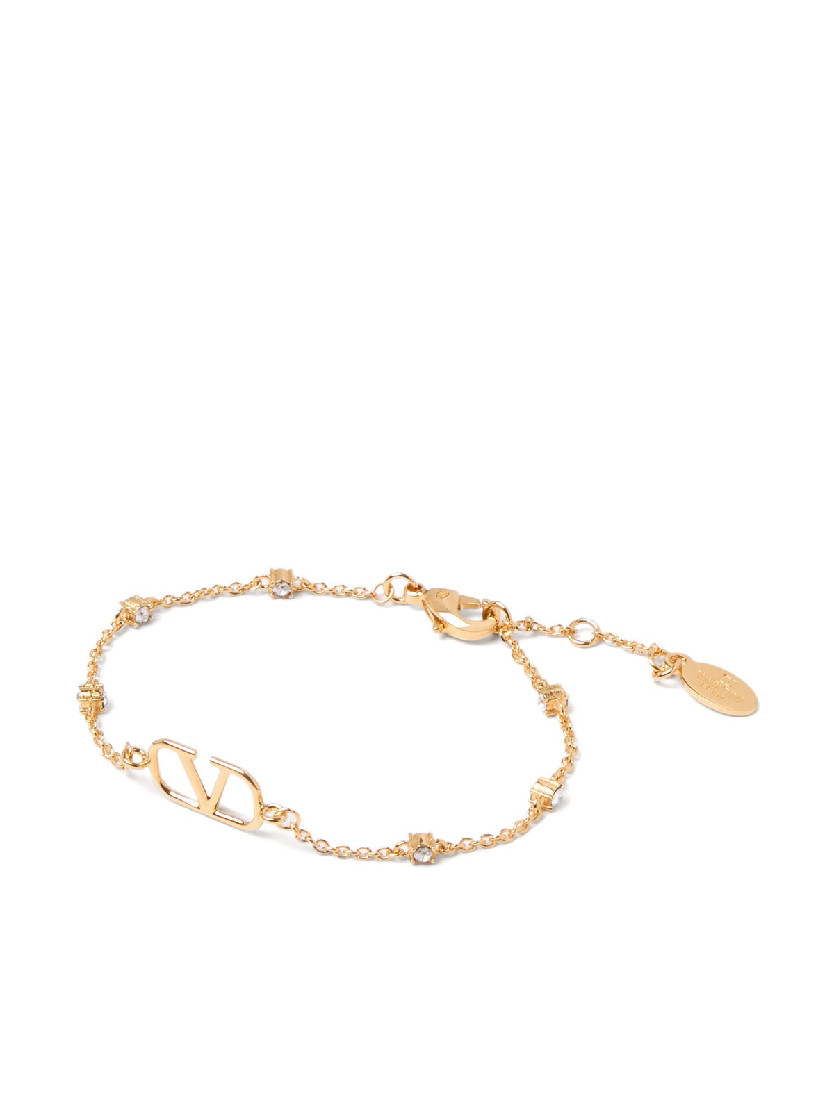 Vlogo Signature Bracelet in Metal and Swarovski® Crystals