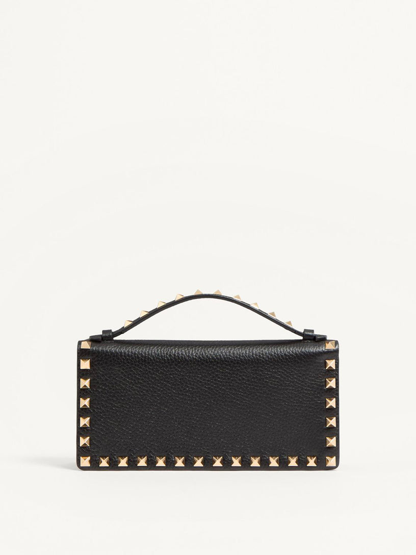 Rockstud wallet with chain