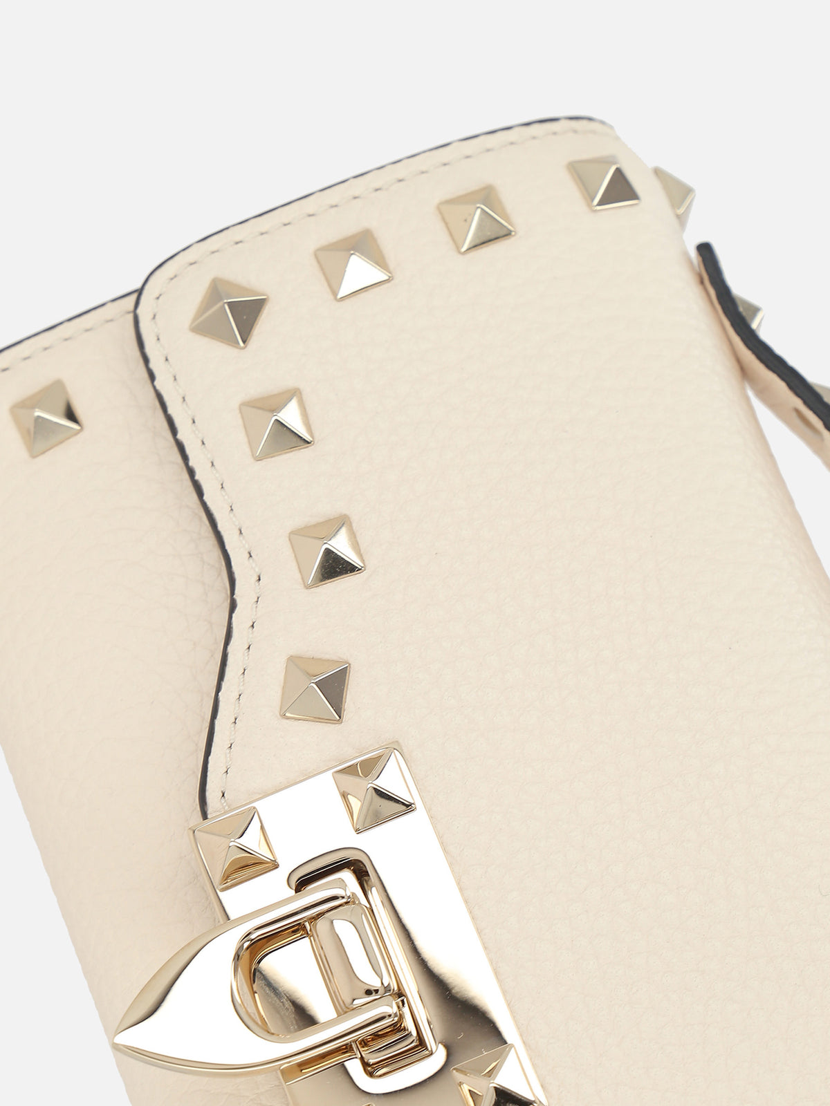 Rockstud wallet with chain strap