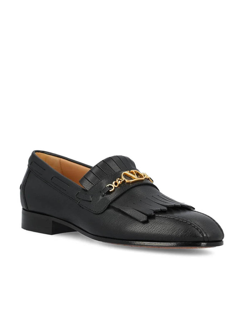 VLogo Signature kidskin loafer