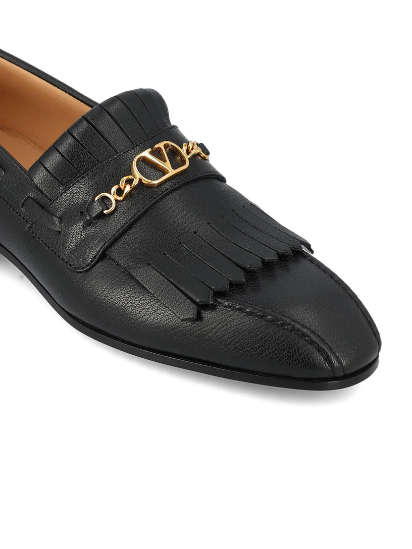 VLogo Signature kidskin loafer