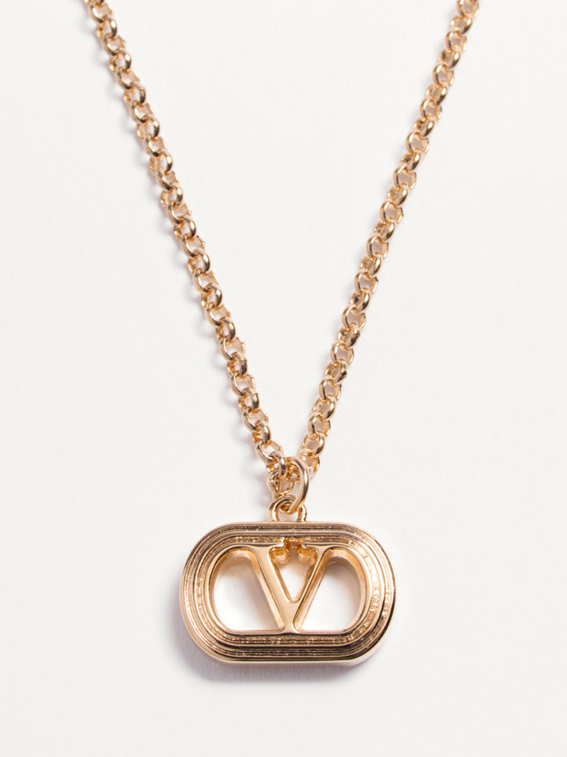 Ovalette Necklace in Metal