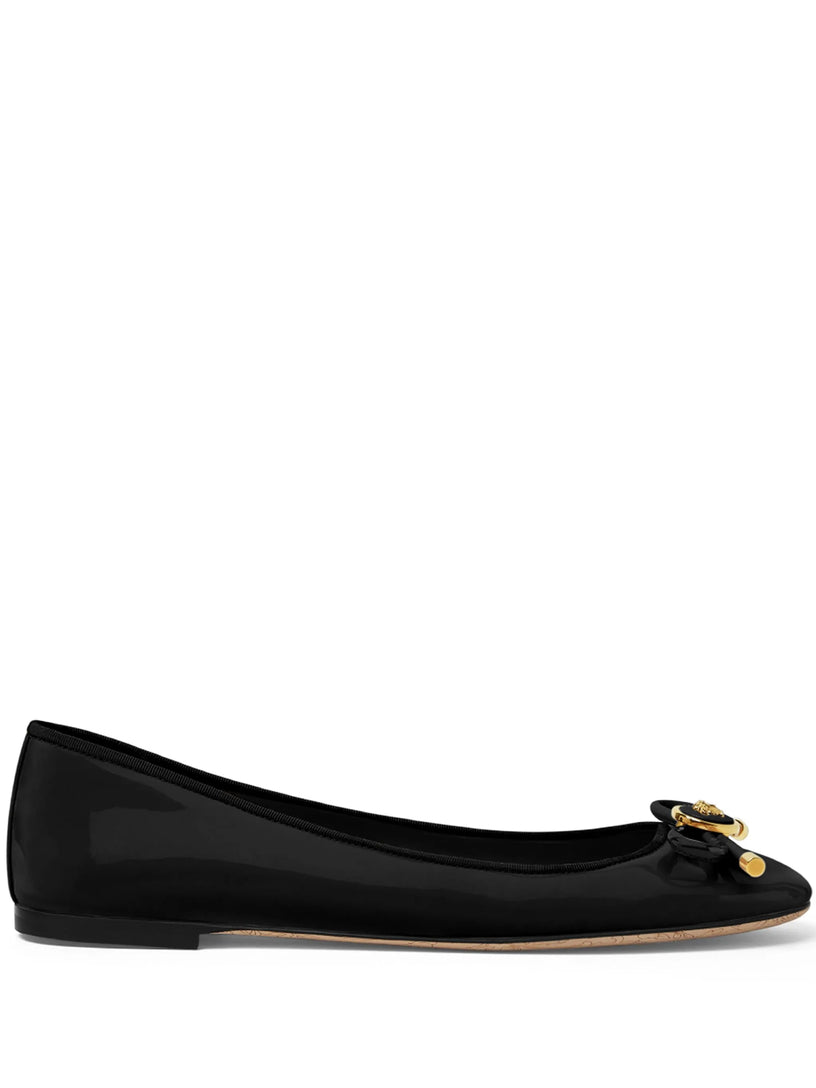 Opera Bow patent leather ballerinas