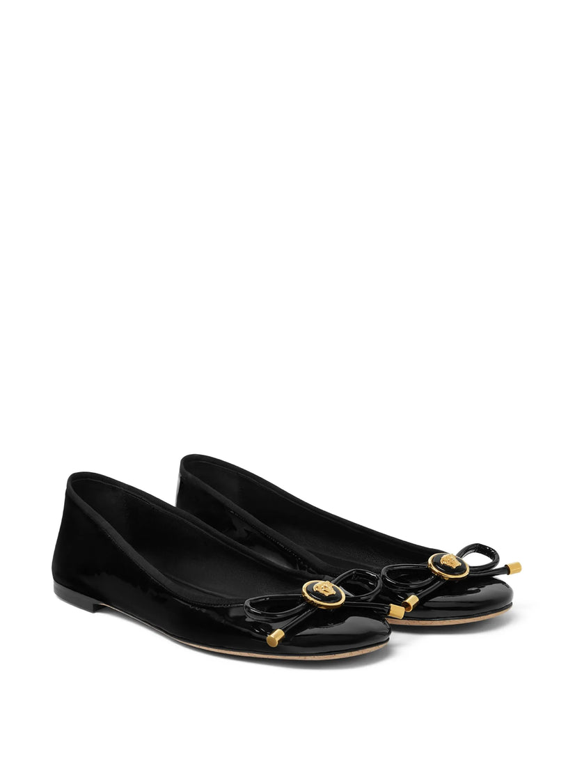 Opera Bow patent leather ballerinas