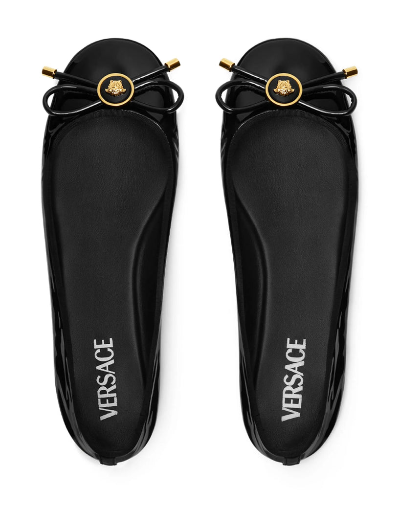 Opera Bow patent leather ballerinas